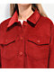 Empyre Aria Wine Corduroy Shirt Jacket - Thumbnail image 4 of 6