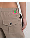 Empyre Audra Taupe Grey Loose Fit Cargo Pants - Thumbnail image 5 of 5