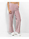 Empyre Azaria Seafog Velour Corduroy Elastic Waist Pants - Thumbnail image 1 of 4