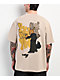 Empyre Backstreet Cat Tan Boxy T-Shirt - Thumbnail image 1 of 3
