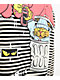 Empyre Bad Cat Micro Stripe Black & White Long Sleeve T-Shirt - Thumbnail image 4 of 4