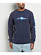 Empyre Ballpoint Dragon Navy Wash Long Sleeve T-Shirt - Thumbnail image 2 of 4