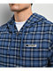 Empyre Beach Blue Plaid Crop Zip Hoodie - Thumbnail image 4 of 6