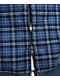 Empyre Beach Blue Plaid Crop Zip Hoodie - Thumbnail image 6 of 6
