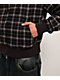 Empyre Beach Brown Plaid Crop Zip Hoodie - Thumbnail image 6 of 6