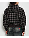 Empyre Beach Brown Plaid Crop Zip Hoodie - Thumbnail image 2 of 6