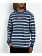 Empyre Big Trouble Blue Stripe Long Sleeve T-Shirt - Thumbnail image 1 of 3