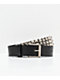 Empyre Black & Silver Studded Belt