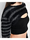 Empyre Black Stripe Shrug Sweater - Thumbnail image 3 of 4
