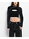 Empyre Black Stripe Shrug Sweater - Thumbnail image 1 of 4
