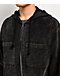 Empyre Black Wash Corduroy Zip Hoodie - Thumbnail image 3 of 4