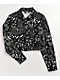 Empyre Blaise Caviar Printed Black Crop Work Jacket - Thumbnail image 1 of 4