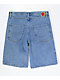 Empyre Blake Blue Wash Loose Fit Denim Skate Shorts - Thumbnail image 6 of 7