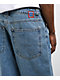 Empyre Blake Blue Wash Ultra Loose Skate Jeans - Thumbnail image 4 of 5