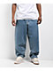 Empyre Blake Blue Wash Ultra Loose Skate Jeans - Thumbnail image 1 of 5