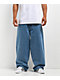 Empyre Blake Blue Wash Ultra Wide Skate Jeans - Thumbnail image 1 of 6