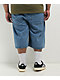 Empyre Blake Ultra Wide Blue Denim Skate Shorts - Thumbnail image 5 of 9