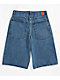 Empyre Blake Ultra Wide Blue Denim Skate Shorts - Thumbnail image 6 of 10