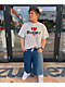 Empyre Blake Ultra Wide Blue Denim Skate Shorts - Thumbnail image 9 of 9