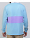 Empyre Blocked Blue & Lavender Rugby Shirt - Thumbnail image 2 of 4