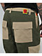 Empyre Blocked Olive & Khaki Cargo Skate Pants - Thumbnail image 5 of 5