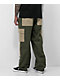 Empyre Blocked Olive & Khaki Cargo Skate Pants - Thumbnail image 2 of 5