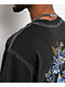 Empyre Blue Dragon Charcoal Wash Boxy T-Shirt  - Thumbnail image 4 of 5