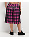 Empyre Bobbi Pink & Black Plaid Oversized Boxer Shorts - Thumbnail image 4 of 6