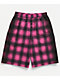 Empyre Bobbi Pink & Black Plaid Oversized Boxer Shorts - Thumbnail image 6 of 6