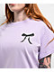 Empyre Bow Lavender T-Shirt - Thumbnail image 2 of 2