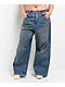 Empyre Boxcar Extent Wide Leg Blue Wash Jeans - Thumbnail image 7 of 9