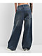 Empyre Boxcar Extent Wide Leg Blue Wash Jeans - Thumbnail image 2 of 9