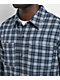 Empyre Boxy Blue Flannel Shirt - Thumbnail image 3 of 4