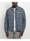 Empyre Boxy Blue Flannel Shirt - Thumbnail image 1 of 4