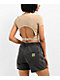 Empyre Brianna Blooming Beige Crop T-Shirt - Thumbnail image 2 of 5