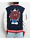 Empyre Brick Navy & White Varsity Jacket - Thumbnail image 1 of 7