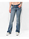 Empyre Britt Y2K Blue Low Rise Flare Jeans - Thumbnail image 1 of 8
