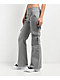 Empyre Britt Y2K Limestone Low Rise Flare Cargo Pants - Thumbnail image 3 of 5