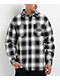Empyre Browser White & Black Plaid Flannel Shirt - Thumbnail image 1 of 3