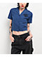 Empyre Bucky Keep On Blue Crop Button Up Shirt - Thumbnail image 2 of 3