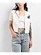 Empyre Bucky Rose Beige Crop Button Up Short Sleeve Shirt - Thumbnail image 2 of 4