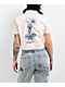 Empyre Bucky Rose Beige Crop Button Up Short Sleeve Shirt - Thumbnail image 1 of 4