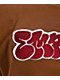 Empyre Bulldog Quarterback Brown Boxy T-Shirt - Thumbnail image 4 of 6