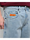 Empyre Burglar Colby Light Blue Loose Fit Skate Jeans - Thumbnail image 4 of 6