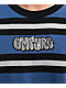 Empyre Burner Knit Blue Stripe T-Shirt - Thumbnail image 3 of 4