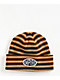 Empyre Burner Workwear Brown Stripe Beanie - Thumbnail image 1 of 2
