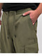 Empyre Canopy Olive Green Cargo Parachute Pants - Thumbnail image 4 of 8