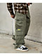 Empyre Canvas Deep Lichen Ultra Loose Double Cargo Pants - Thumbnail image 7 of 8