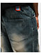 Empyre Canvas Double Knee Blue Dirt Wash Jeans - Thumbnail image 4 of 5