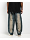 Empyre Canvas Double Knee Blue Dirt Wash Jeans - Thumbnail image 2 of 5